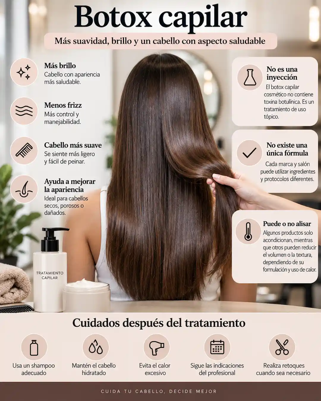 Botox capilar: beneficios, fórmula y cuidados después del tratamiento