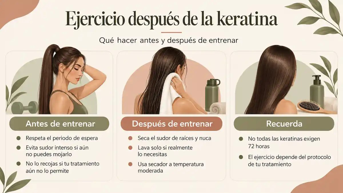 Ejercicio después de keratina