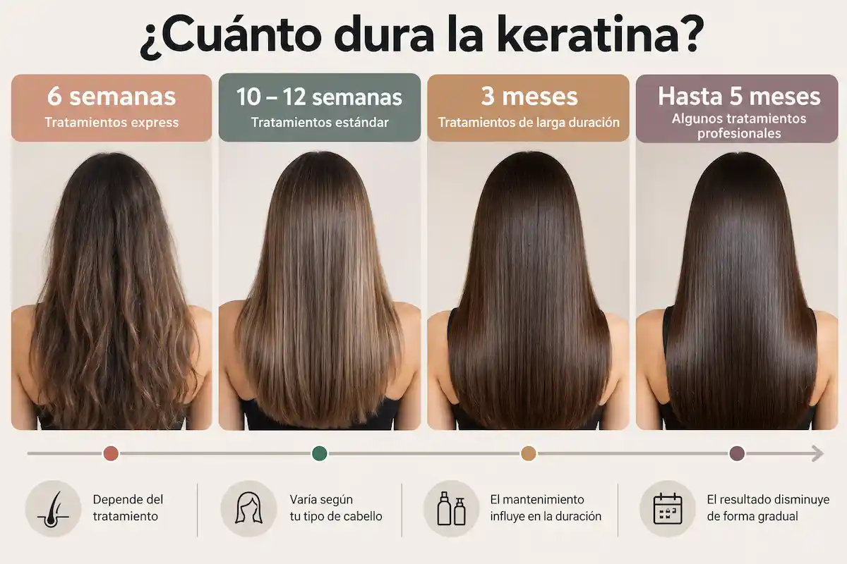 cuanto tiempo tarda la keratina